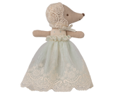Baby Mouse in Gown: Mint