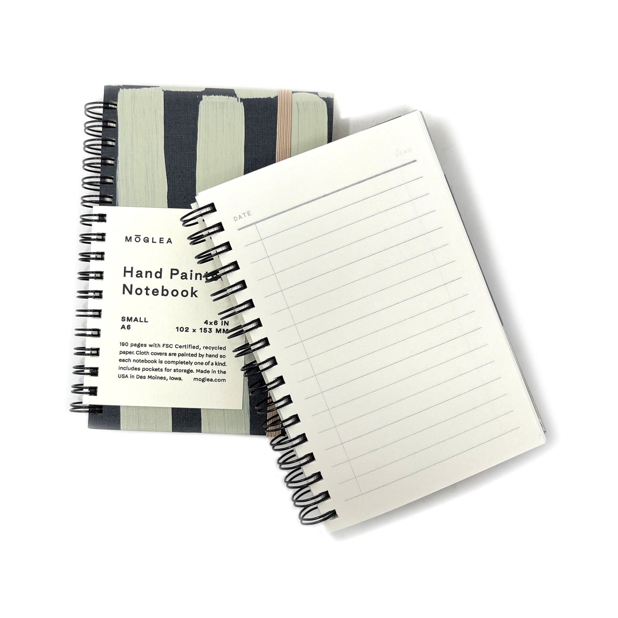 Small A6 Notebook: Row – Handcrafted Shop