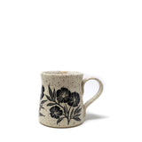 Mug w/ Black Flowers