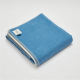 Recycled Cotton Blanket: Blue Sea Spray