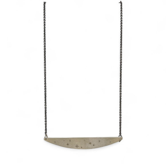 North Star Crescent Necklace