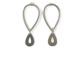 Double Tear Drop Post Earrings