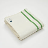 Recycled Cotton Blanket: Kelp Stripe