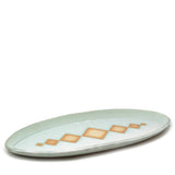 Oval Platter: Light Blue #1