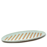Oval Platter: Light Blue #2