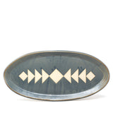 Oval Platter: Slate Blue