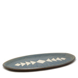 Oval Platter: Slate Blue