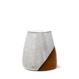 Vase: White w/ Orange