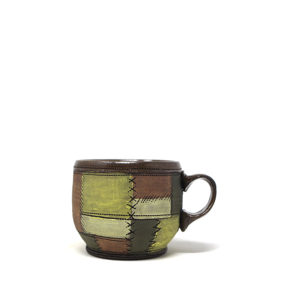Yellow Patchwork Mug