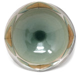 Large Square Celadon Serving Bowl