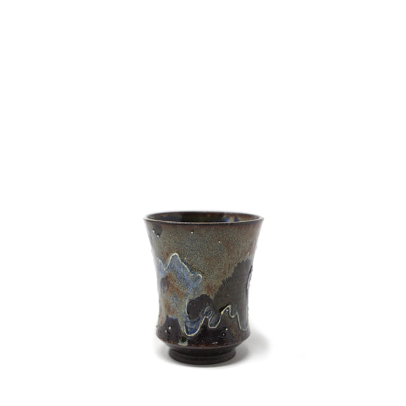 Blue + Brown Cup
