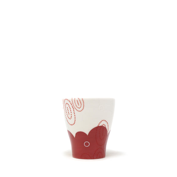 Juice Cup: Red Ovals