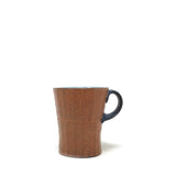 Mug: Orange w. Blue Handle