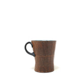 Mug: Orange w. Blue Handle