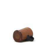 Mug: Orange w. Blue Handle