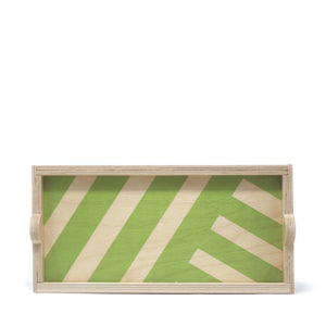 Mini Tray: Green Stripe