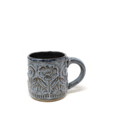 Blue Floral Mug #1
