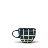 Matte Grid Mug: Swell