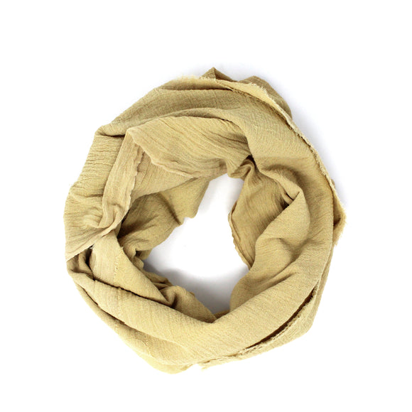 Plant Dyed Scarf: Pomegranate Rind
