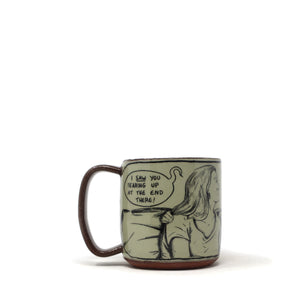 Comic Mug: "Tearing Up"