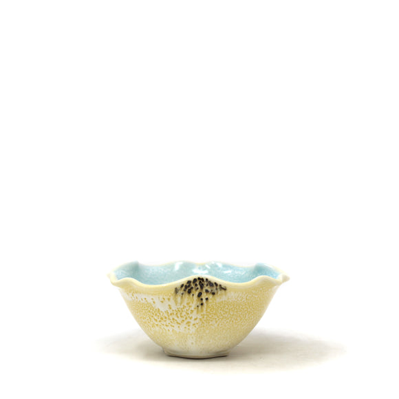Small Bowl: Yellow / Blue