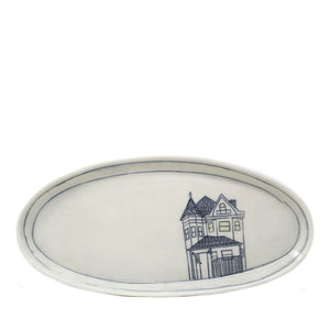 Extra Large Oval Dish: House