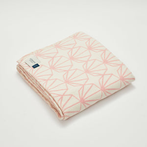 Recycled Cotton Blanket: Pink Shell